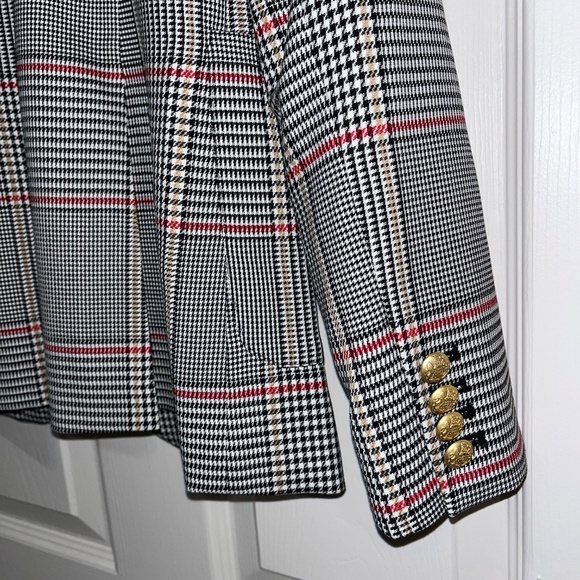Court & Rowe Houndstooth Plaid Single Button Blazer - Picture 12 of 12